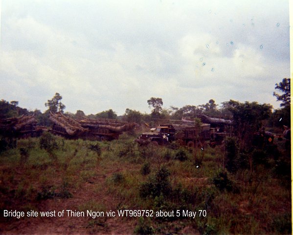 a9 Bridge site west of Thien Ngon about 5 May 70